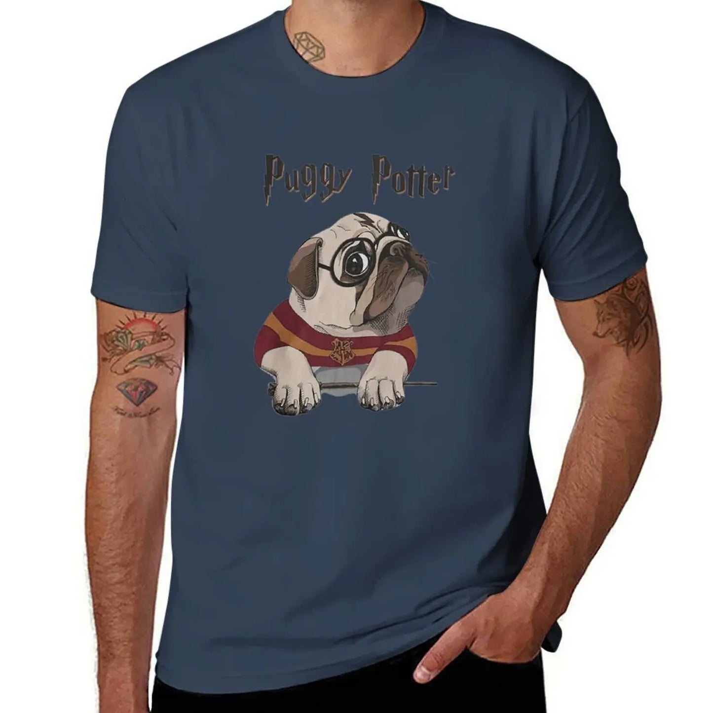 Puggy Potter 🪄👕 (Unisex T-shirt)