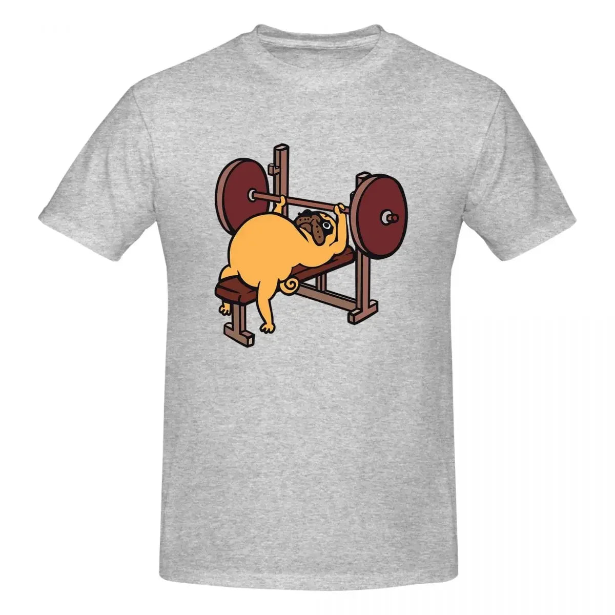 Bench Press Pug 👕 (Unisex T-shirt)