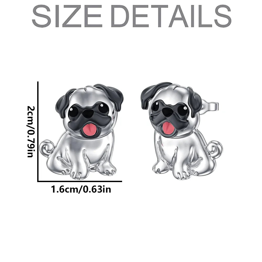 Exquisite Pug Earrings