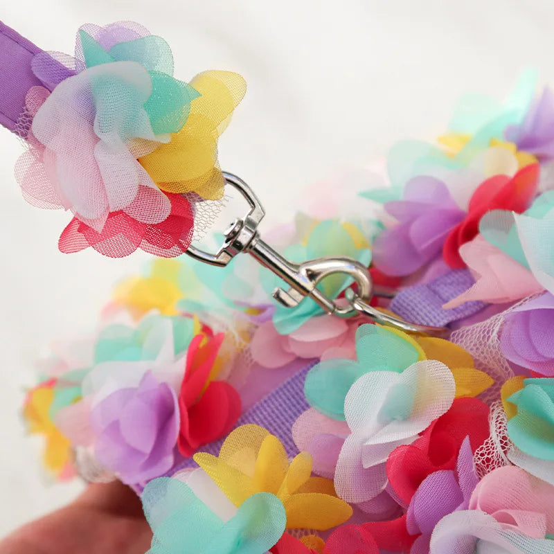 Floral Harness + Leash 🌸