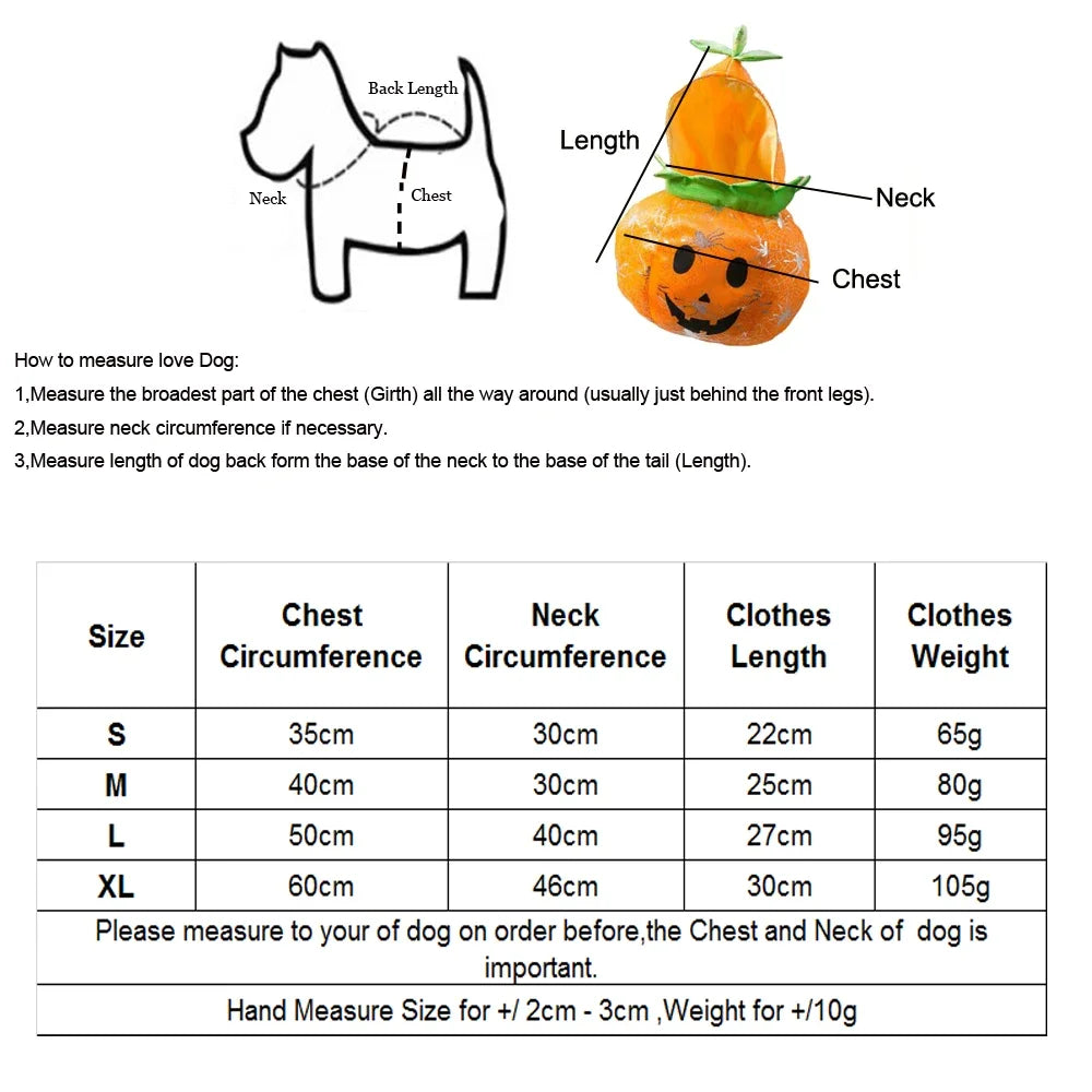 Pumpkin Pug Halloween Costume 🦇 🎃