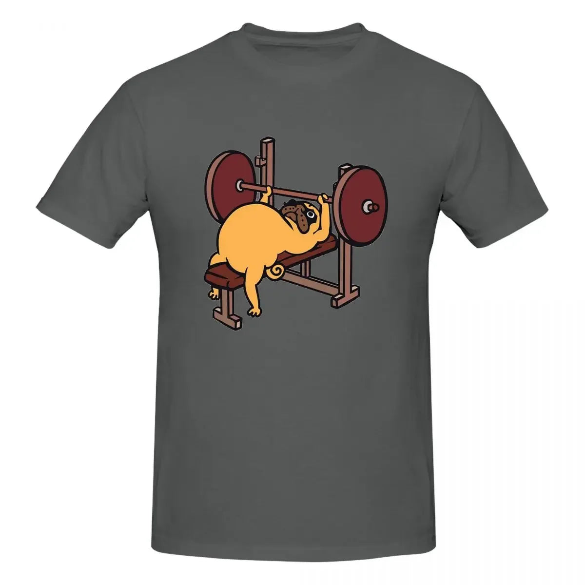 Bench Press Pug 👕 (Unisex T-shirt)