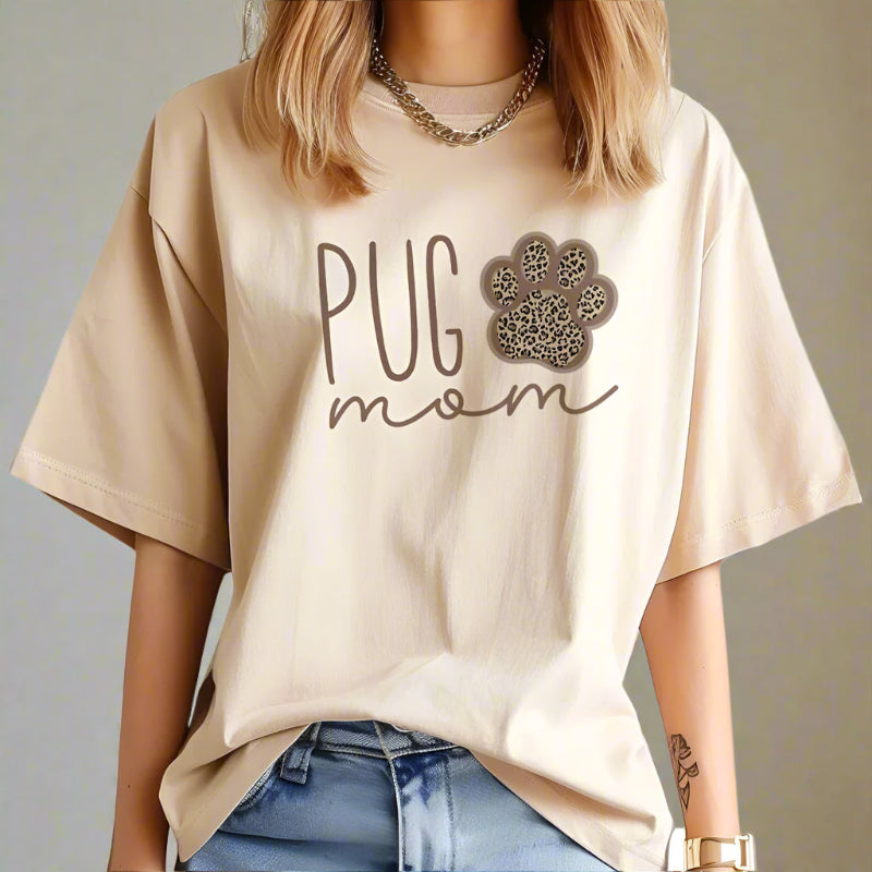 PUG mom t-shirt 👕 👩