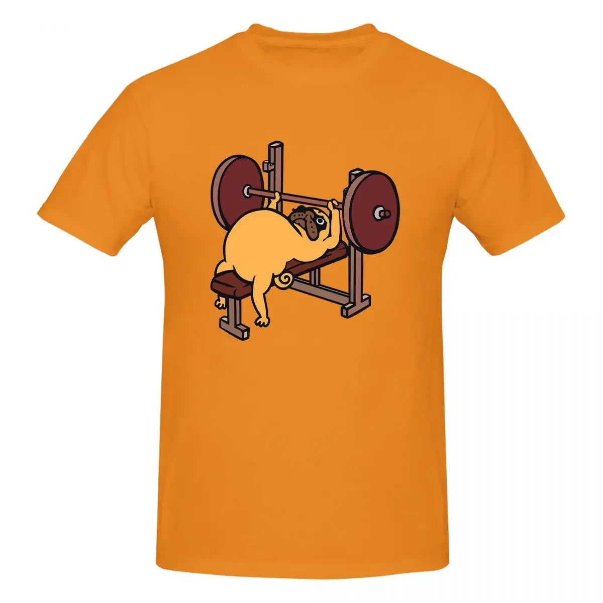 Bench Press Pug 👕 (Unisex T-shirt)