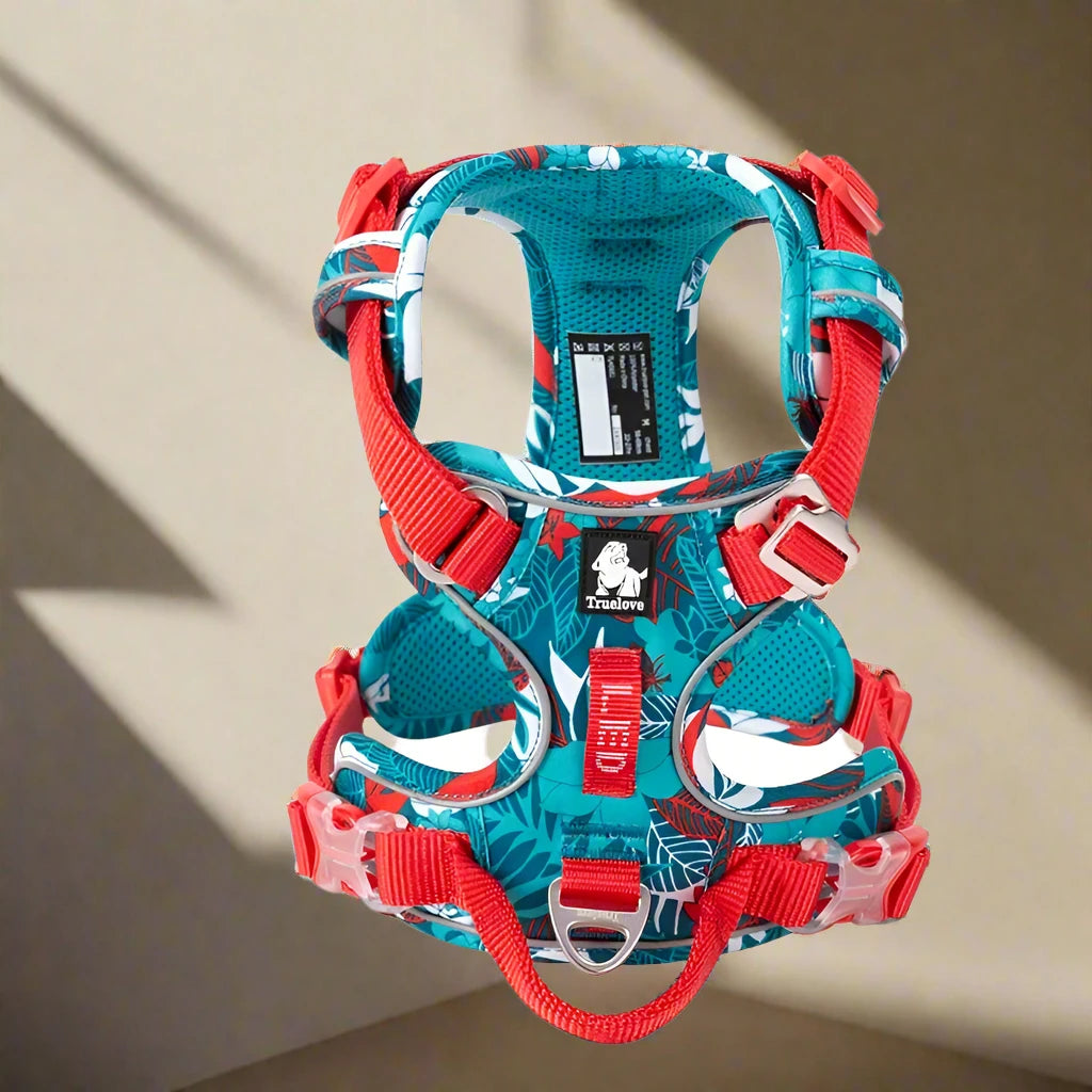 Dog Harness Leafe Pattern 🍃 🐶 (available in 2 colours)