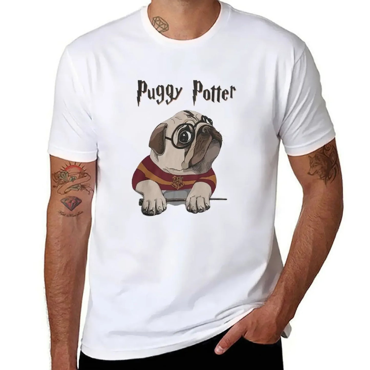 Puggy Potter 🪄👕 (Unisex T-shirt)