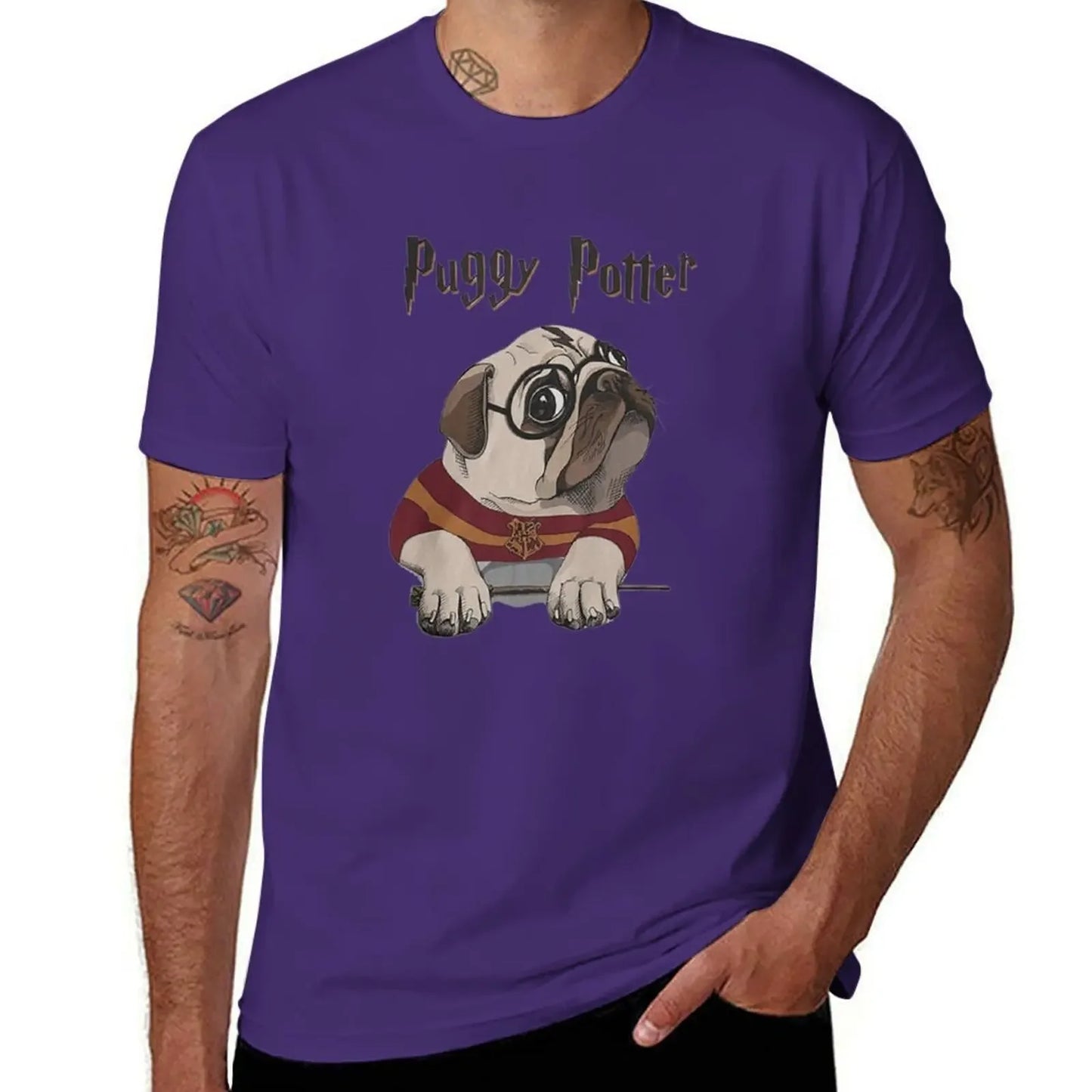 Puggy Potter 🪄👕 (Unisex T-shirt)