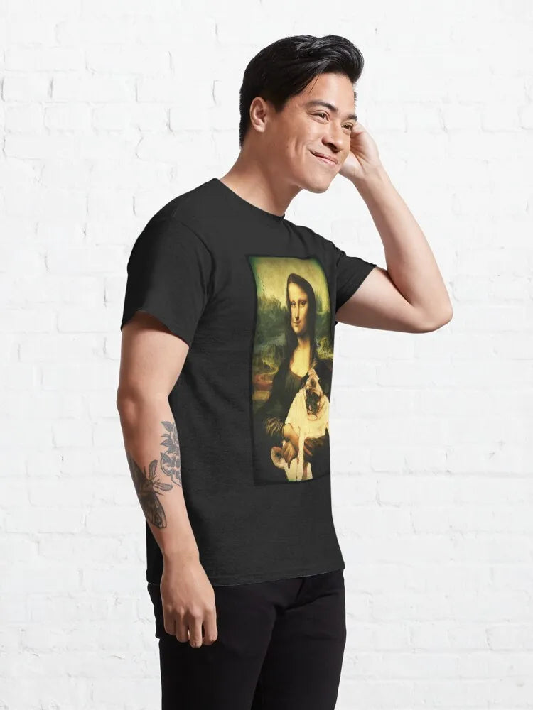Monalisa Pug 👕 (Unisex T-shirt)