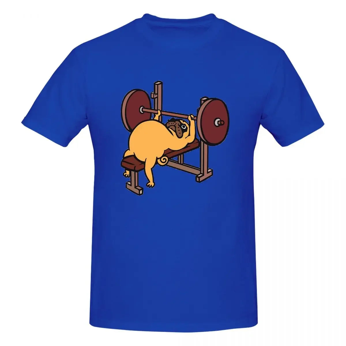 Bench Press Pug 👕 (Unisex T-shirt)