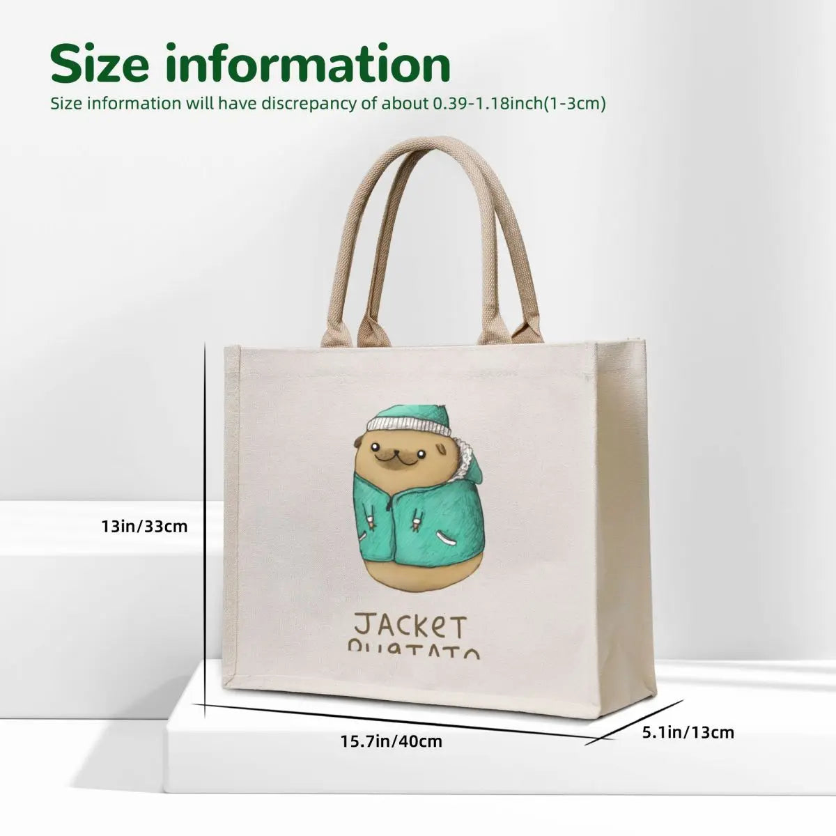 Jacket Pugtato - Ecological Tote Bag 🥔👜