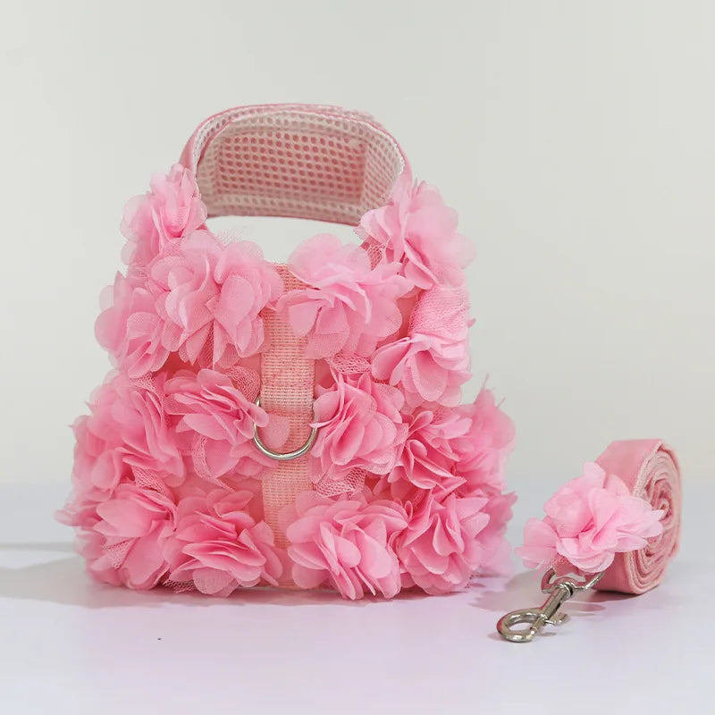 Rose Harness + Leash 🌹🌸