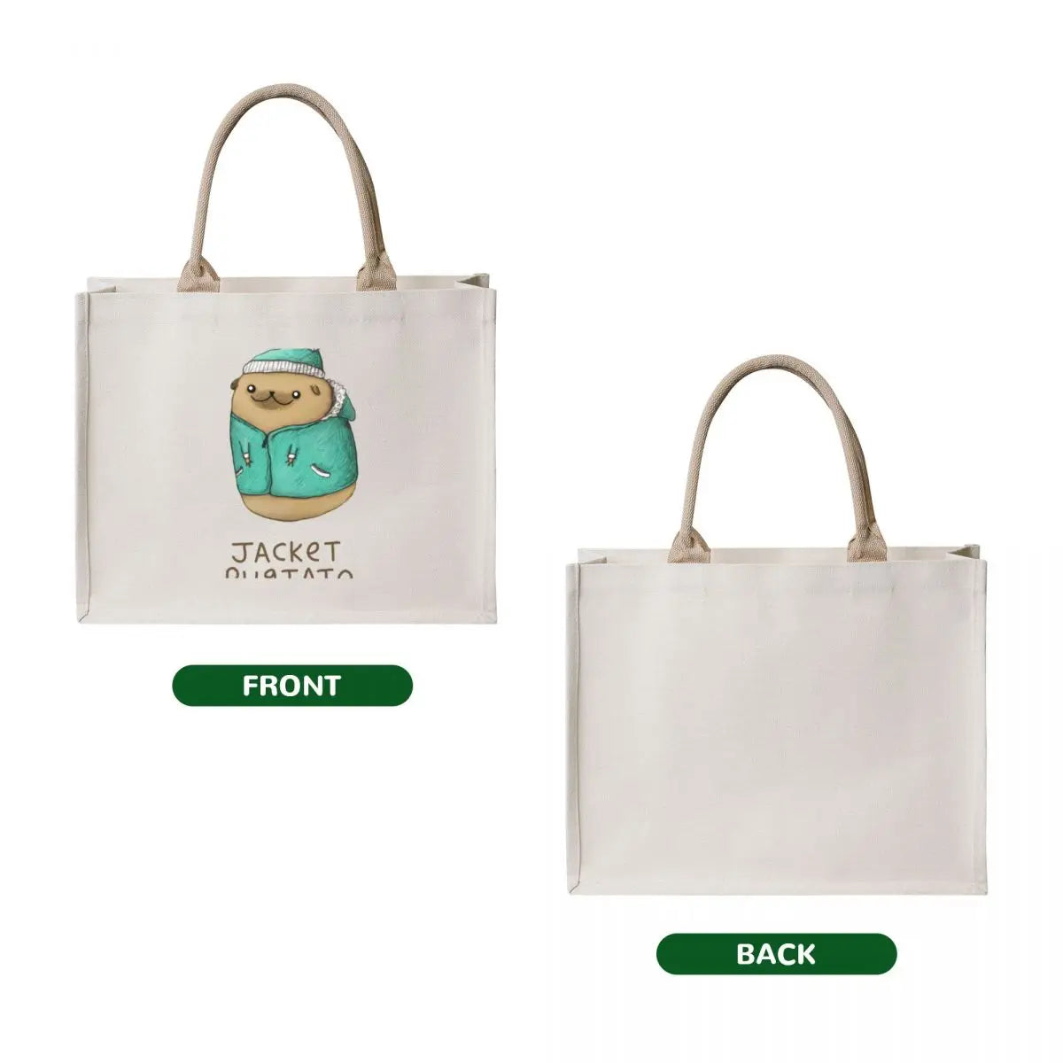 Jacket Pugtato - Ecological Tote Bag 🥔👜