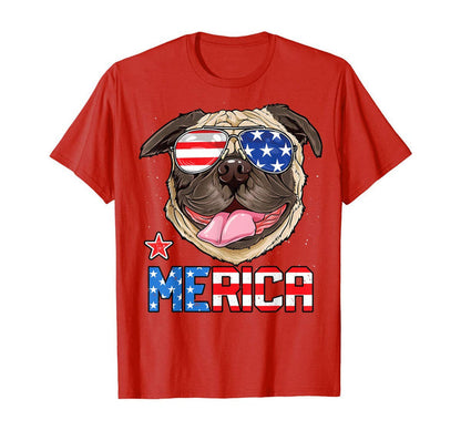 Pug'Merica (unisex T-shirt)