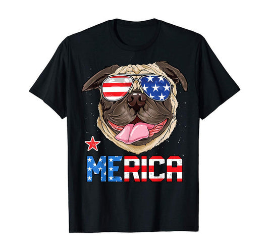 Pug'Merica (unisex T-shirt)