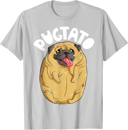 PugTato 🥔👕 (unisex T-shirt - available in 13 colours)