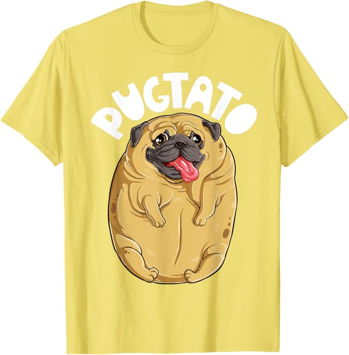 PugTato 🥔👕 (unisex T-shirt - available in 13 colours)