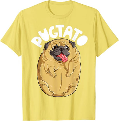 PugTato 🥔👕 (unisex T-shirt - available in 13 colours)