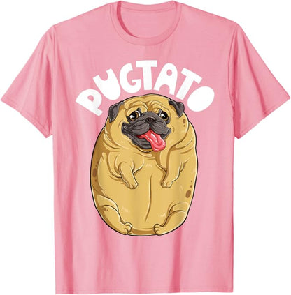 PugTato 🥔👕 (unisex T-shirt - available in 13 colours)