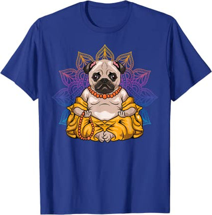 Pug reaching the Zen (unisex T-shirt)