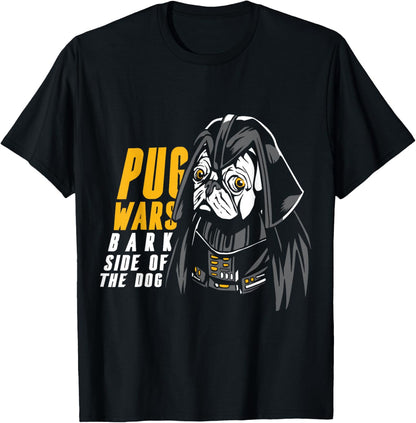 Pug Wars: Bark Side of the Dog 🪐👕 (unisex T-shirt)