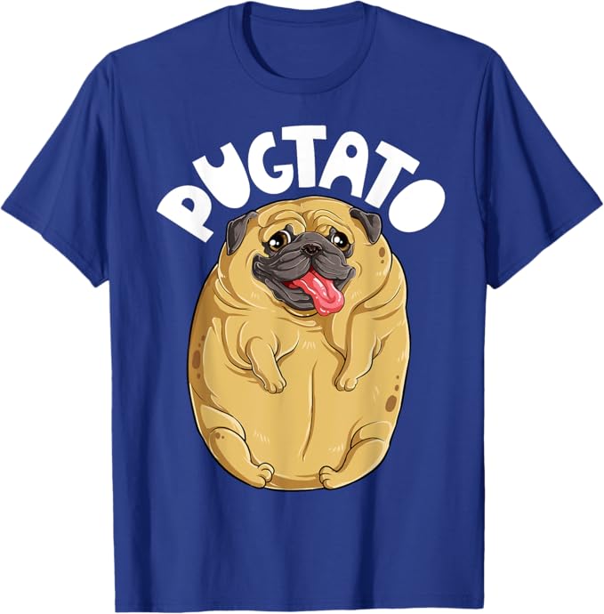 PugTato 🥔👕 (unisex T-shirt - available in 13 colours)