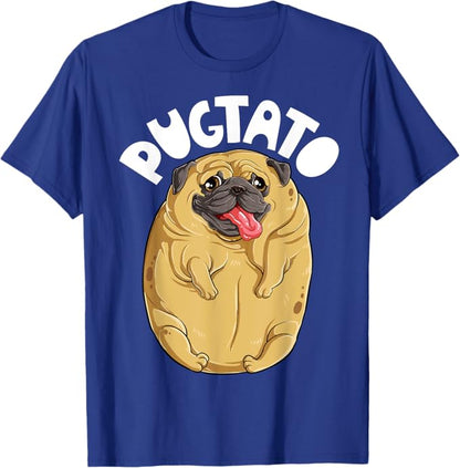 PugTato 🥔👕 (unisex T-shirt - available in 13 colours)