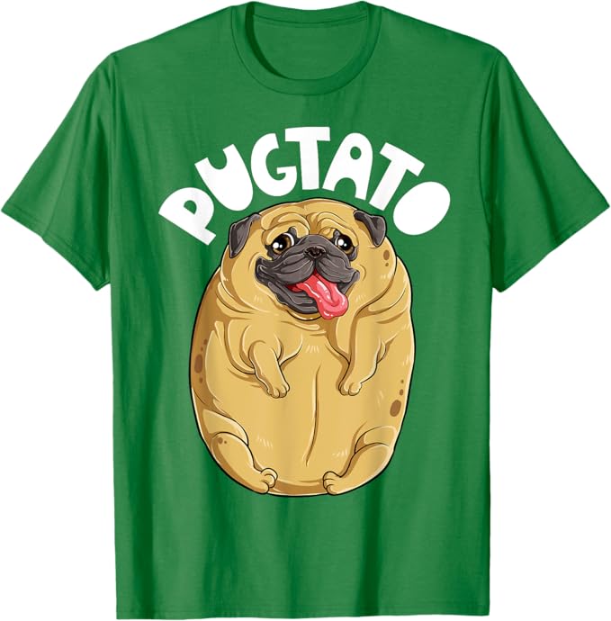 PugTato 🥔👕 (unisex T-shirt - available in 13 colours)