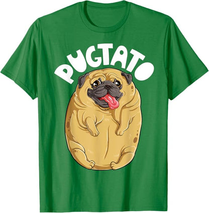 PugTato 🥔👕 (unisex T-shirt - available in 13 colours)