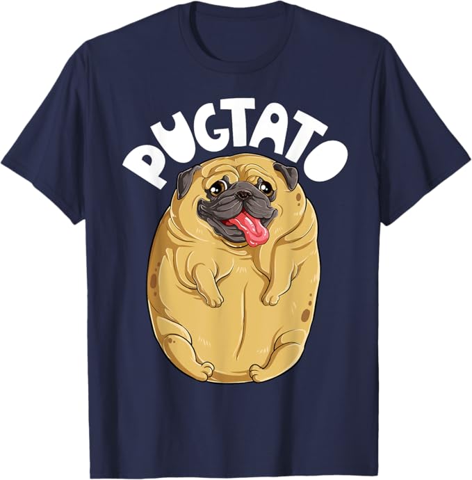 PugTato 🥔👕 (unisex T-shirt - available in 13 colours)