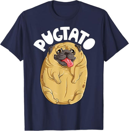 PugTato 🥔👕 (unisex T-shirt - available in 13 colours)