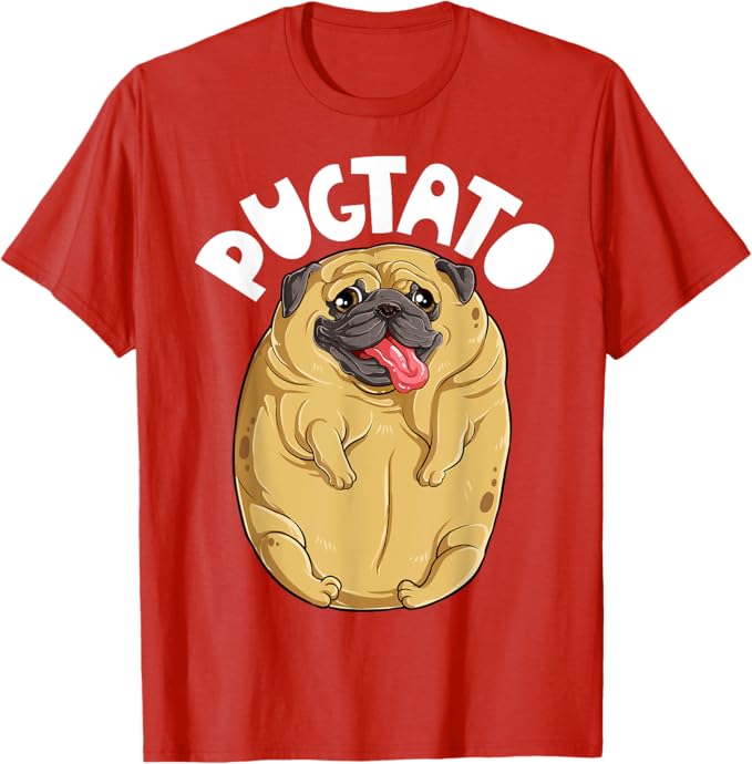 PugTato 🥔👕 (unisex T-shirt - available in 13 colours)