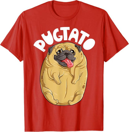 PugTato 🥔👕 (unisex T-shirt - available in 13 colours)