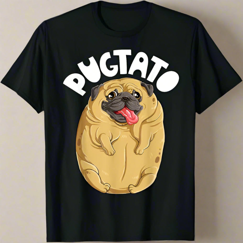 PugTato 🥔👕 (unisex T-shirt - available in 13 colours)