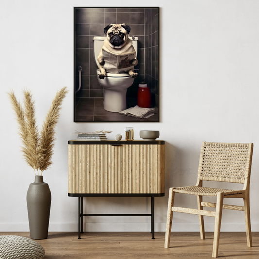 Pug - Zine (the frame is not included)