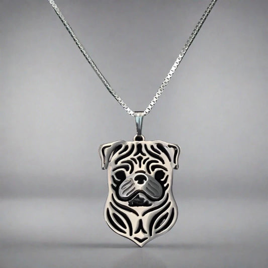 Fashion Pug Necklace (available in 2 colours)