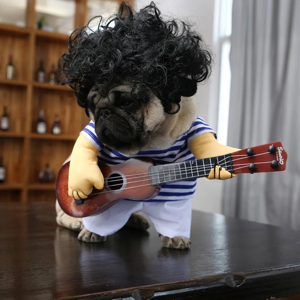 Party Guitar Costume 🎸 (the wig / hair is not included)