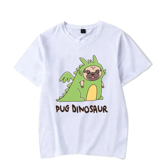 Dinosaur Pug (T-shirt for women)