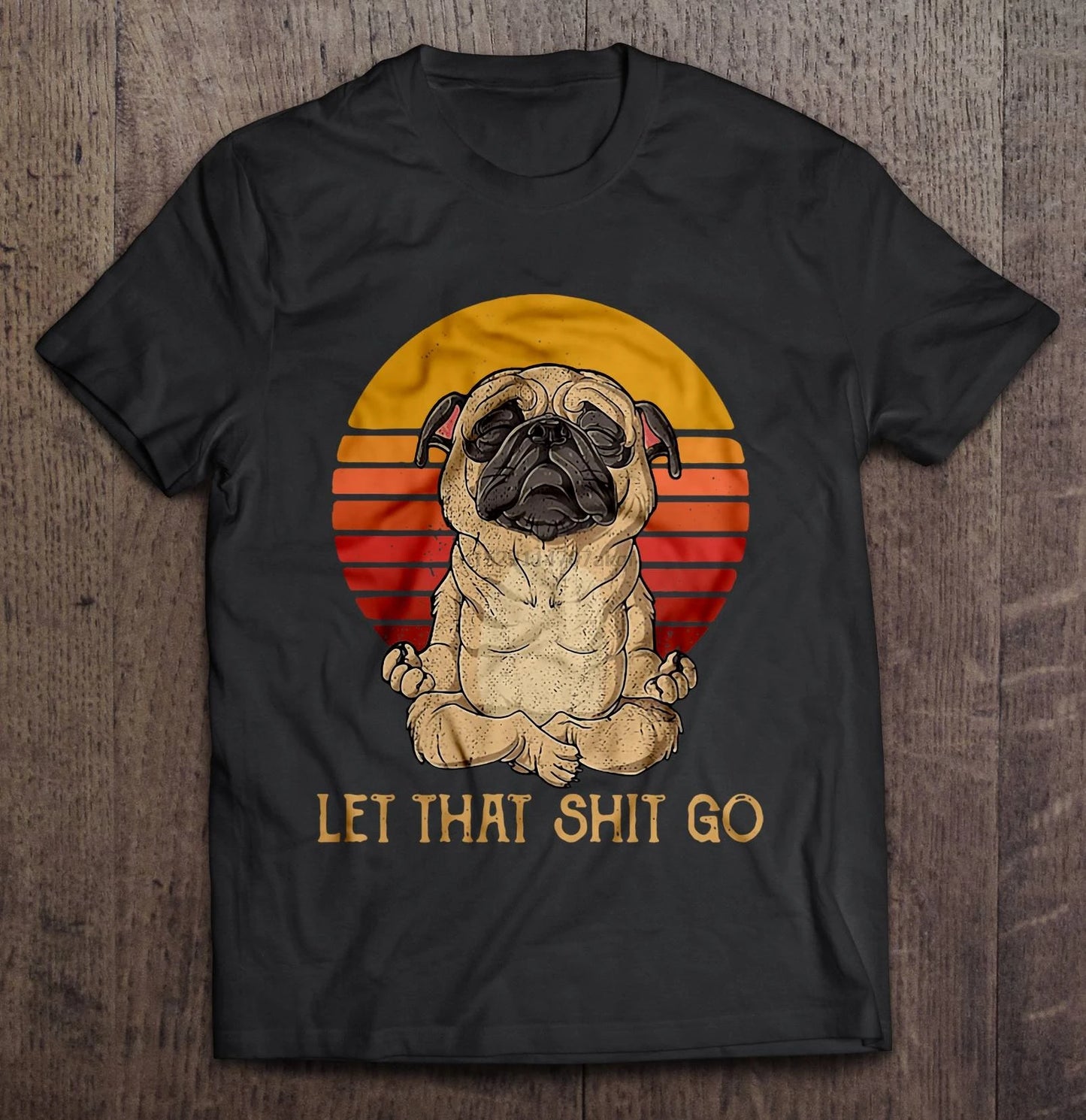 Yoga Pug (unisex T-shirt)