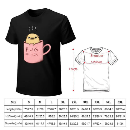 Pug of Tea ☕🧋👕 (unisex T-shirt)