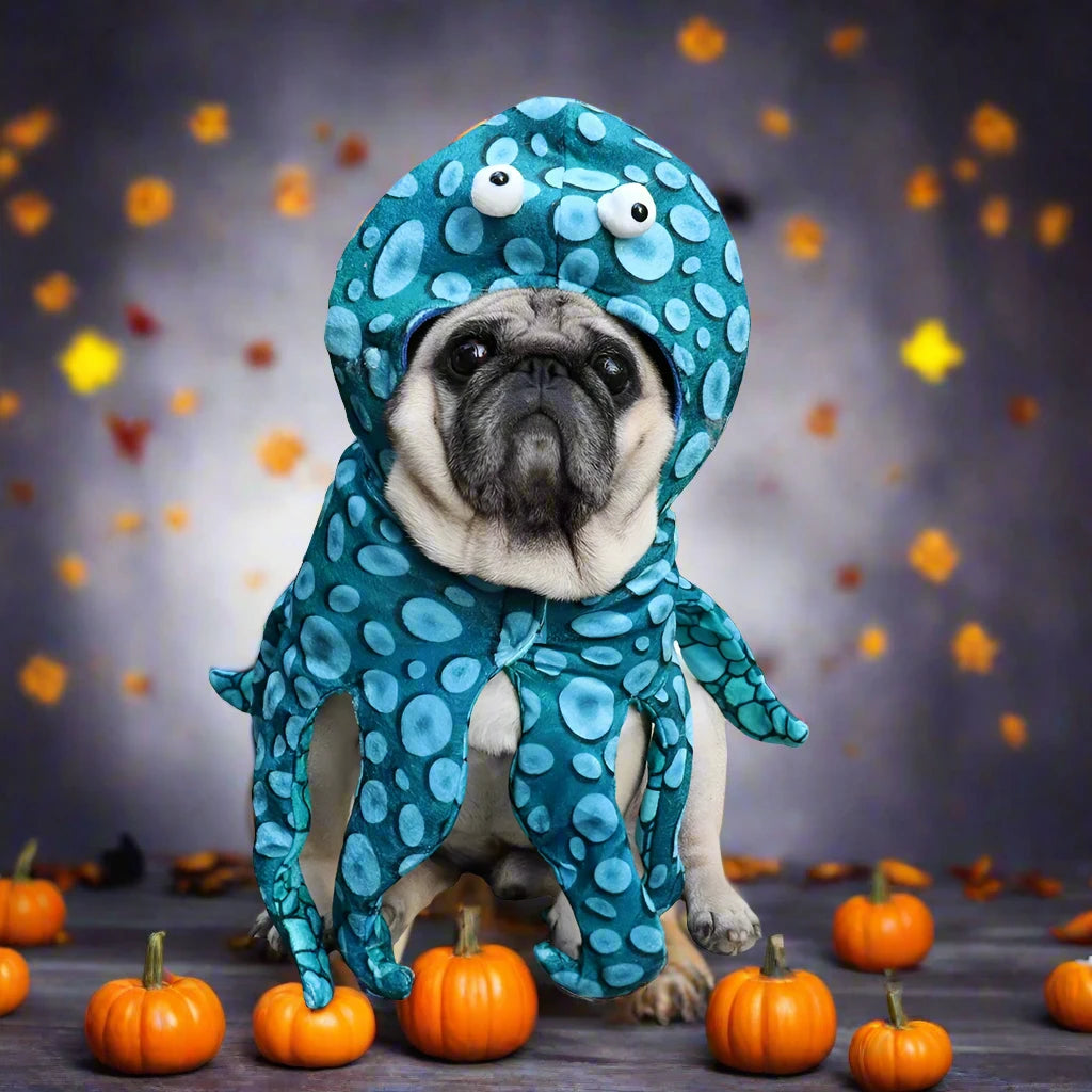 Octopus Pug Halloween Costume 🐙