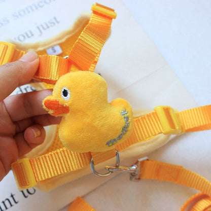 Cute Yellow Harness 🦆 + Leash