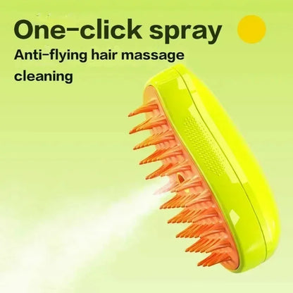 Mango shaped Steam Brush, pet hair removal 3 in 1 man 🥭 (available in 2 colours)