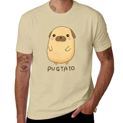 Mini PugTato anime style 🥔👕 (unisex T-shirt)
