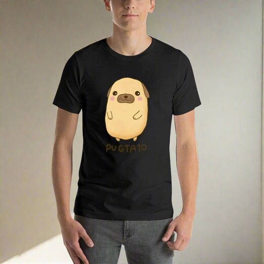 Mini PugTato anime style 🥔👕 (unisex T-shirt)