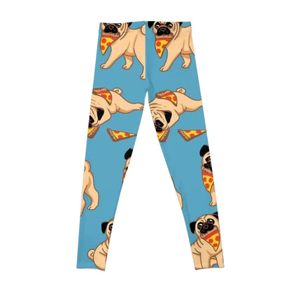 This Pug Loves Pizza Yoga Pants / Leggings