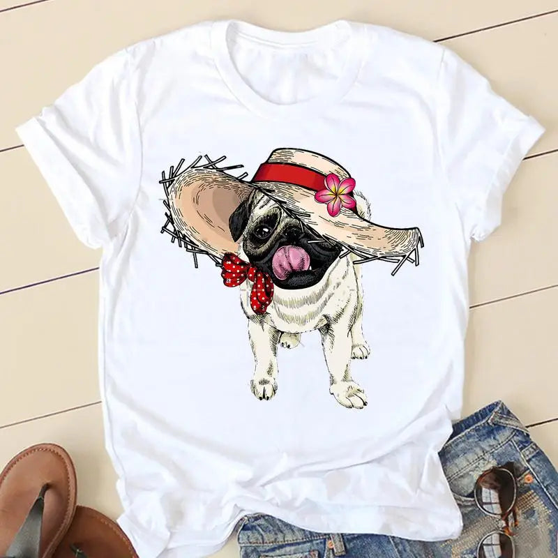 Lady pug (T-shirt for women)