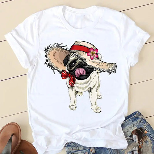 Lady pug (T-shirt for women)