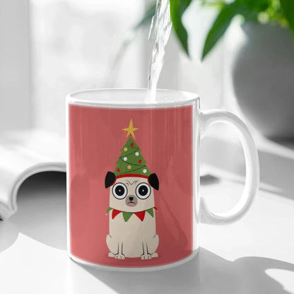 Christmas Pug Mug