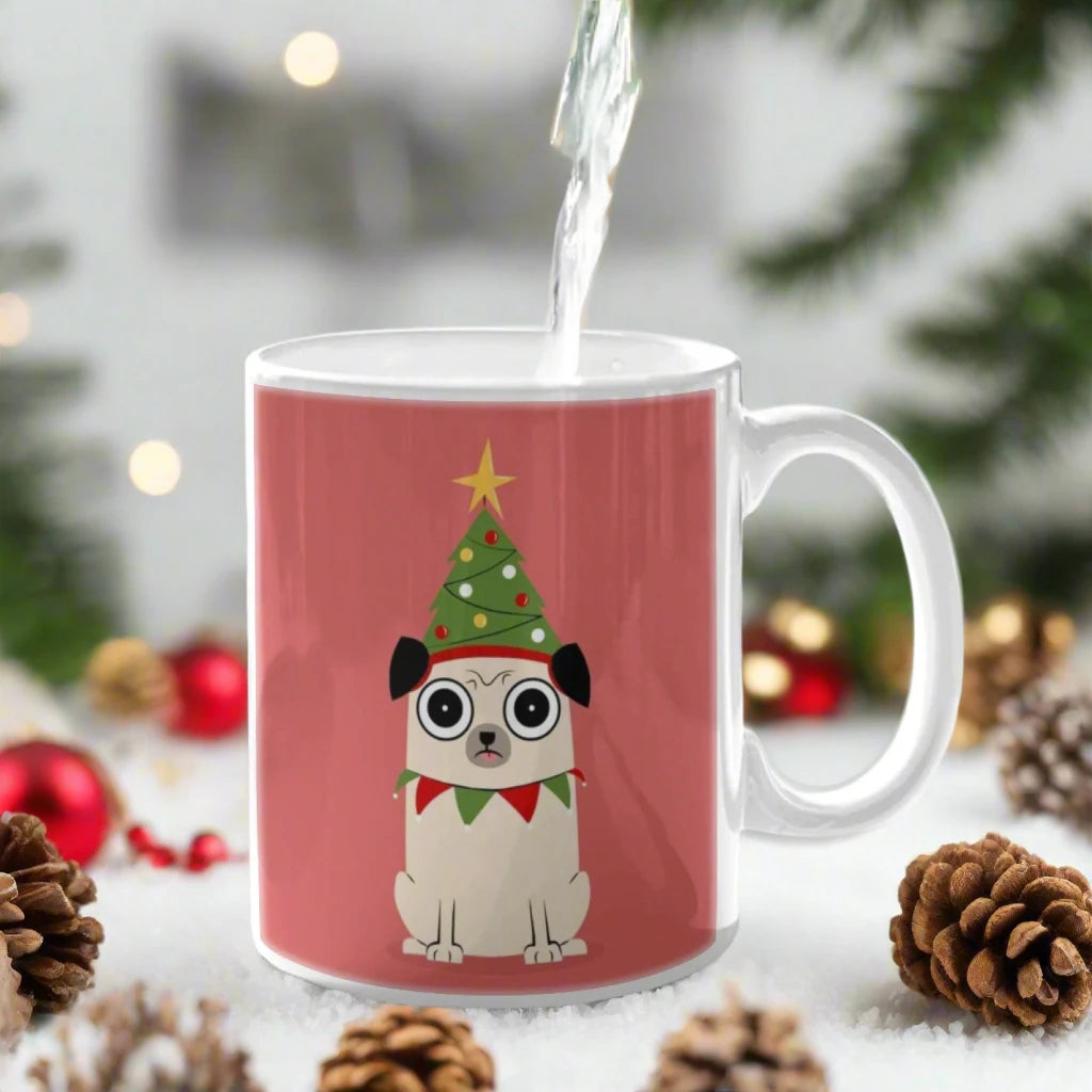 Christmas Pug Mug