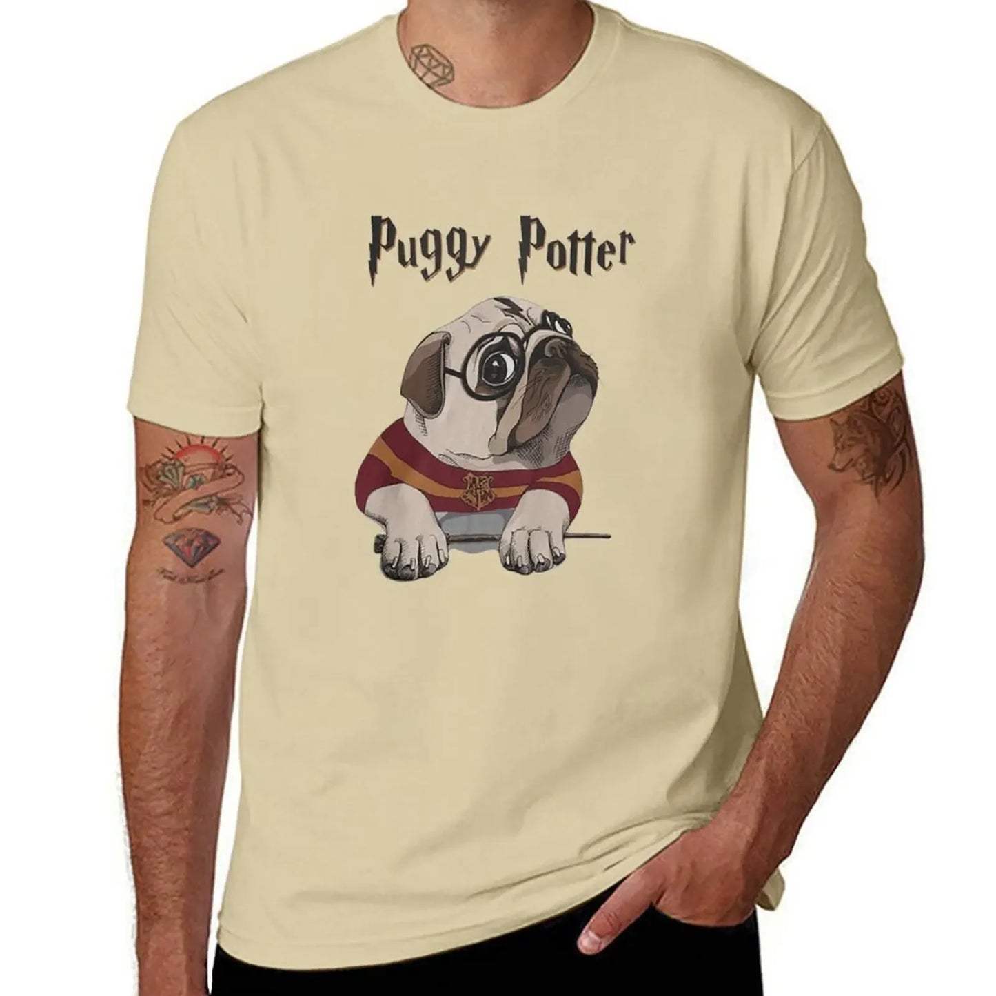 Puggy Potter 🪄👕 (Unisex T-shirt)